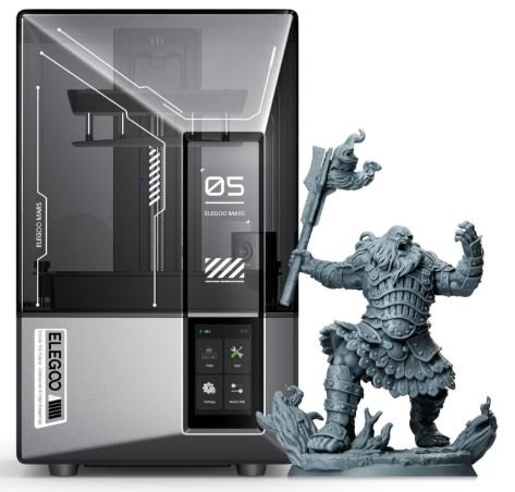 elegoo mars 4 ultra, mars 5 ultra 3d printer for miniatures uk