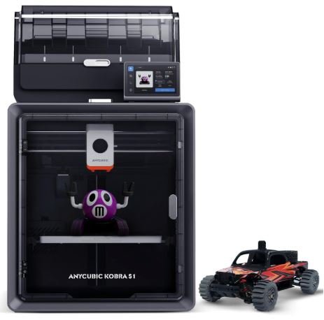 anycubic kobra s1 combo budget multi color 3d printer