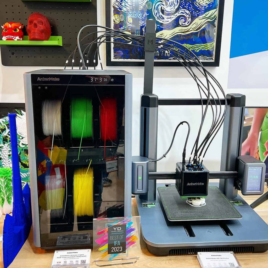 view of our own purchase testing ankermake m5c budget 3d printer uk for beginners unboxing package arrival several weeks to months