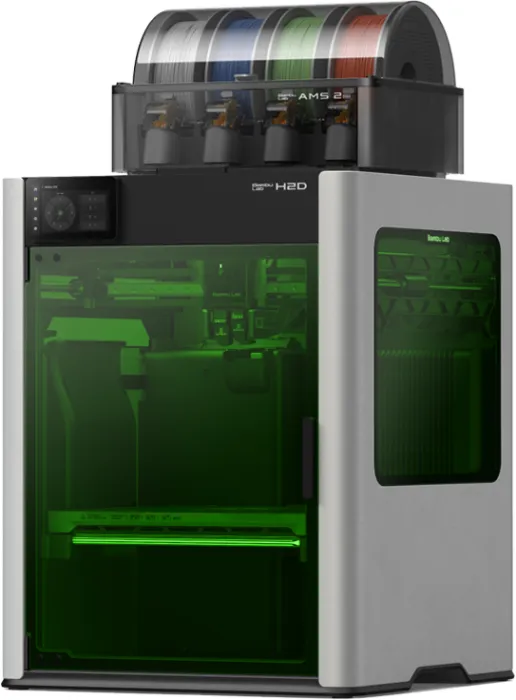 bambu lab h2d combo (best for multi material fdm) 3d printer for small business uk