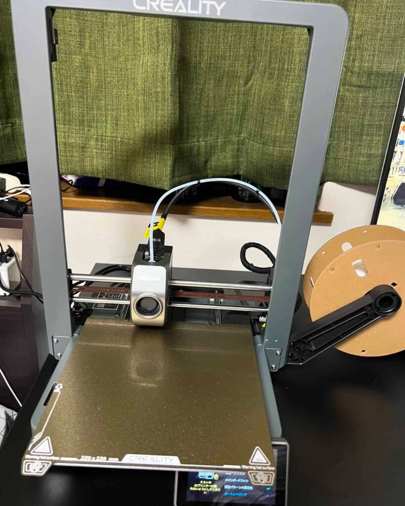 view of our own purchase testing creality ender 3 v3 3d printer for home use in the uk unboxing package arrival several weeks to months